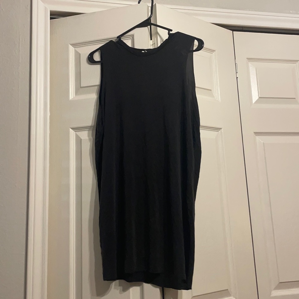 & other stories sleeveless mini dress